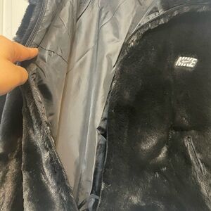 Nike Faux Fur Cropped Jacket